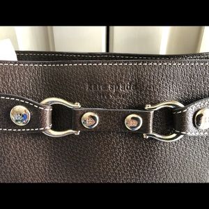 Kate Spade milk chocolate brown shoulder bag.